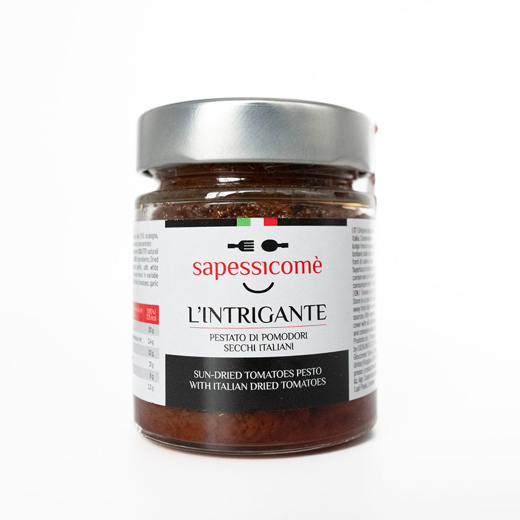 SAPESSICOME'  L'INTRIGANTE - Sun-dried tomatoes pesto - 156 ml jar